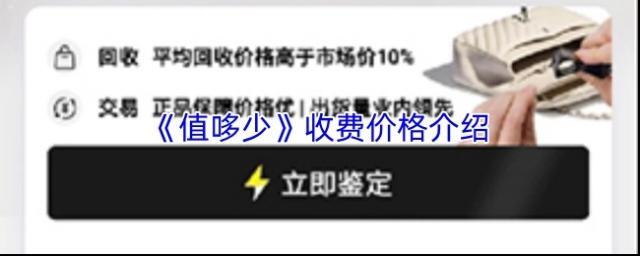 《值哆少》收费价格介绍