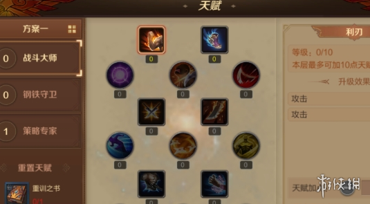 万王之王3d天赋加点